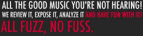 All the good music you're not hearing! We review it, expose it, analyze it, and have fun with it! All Fuzz, No Fuss.