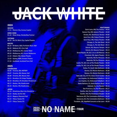 Jack White Announces Global No Name Tour 2024-2025