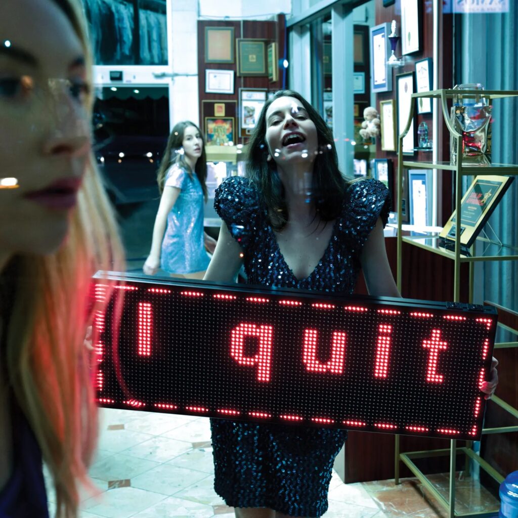 HAIM, I Quit album, new music 2025, breakup album, indie rock, alt pop, Danielle Haim, Rostam, Buddy Ross, Columbia Records, Polydor, Ariel Rechtshaid, Tobias Jesso Jr., Justin Vernon, music review, album of the year, HAIM tour 2025, women in music, emotional pop, rock trio, HAIM 2025 album