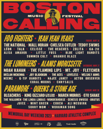 BOSTON CALLING 2023 – Foo Fighters, Alanis Morisette, Paramore, & More!