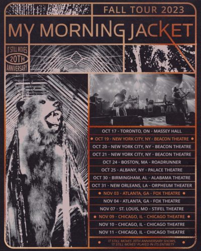 My morning jacket, tour, alternative rock