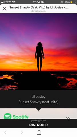 Heart On The Sleeve:  Lil Josiey – “Sunset Shawty (w/vito)”